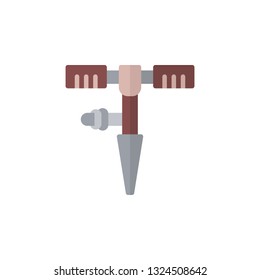 Drill Ground Icon Vector Illustration in Flat Style for Any Purpose