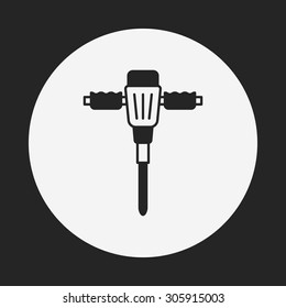 Drill hole machine icon