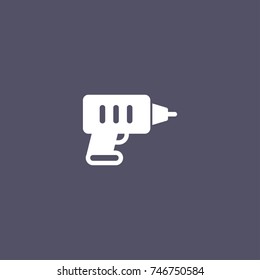 drill icon. architecture sign