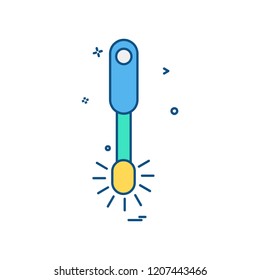 Drill icon design vector
