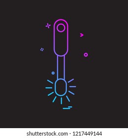 Drill icon design vector