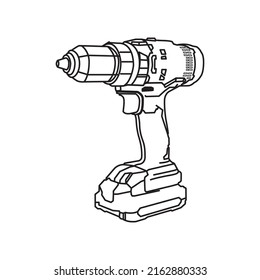 
drill icon design with white background