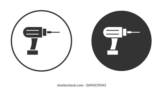 Vectores del doodle del icono del taladro, Ilustración vectorial
