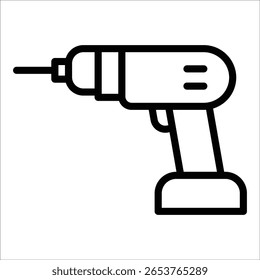 Drill Icon Element For Design