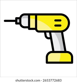 Drill Icon Element For Design
