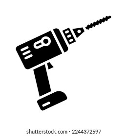 drill icon flat vecktor trendy popular simple