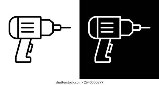Drill icon Graphic vector set for ui design