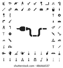 Drill icon illustration isolated vector sign symbol
