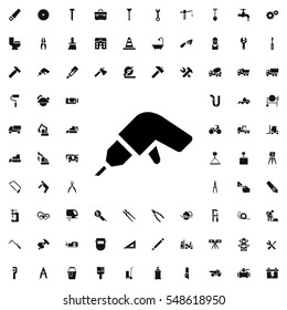 drill icon illustration isolated vector sign symbol