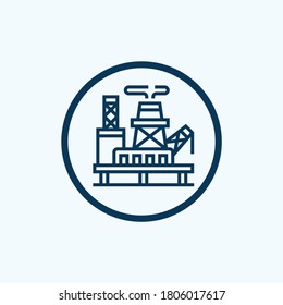 drill icon isolated on white background from petroleum collection. drill icon trendy and modern drill symbol for logo, web, app