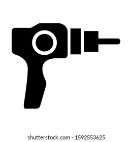 drill icon isolated sign symbol vector illustration - high quality black style vector icons
