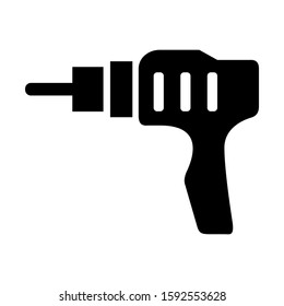drill icon isolated sign symbol vector illustration - high quality black style vector icons
