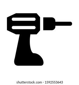 drill icon isolated sign symbol vector illustration - high quality black style vector icons

