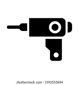drill icon isolated sign symbol vector illustration - high quality black style vector icons
