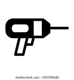 drill icon isolated sign symbol vector illustration - high quality black style vector icons
