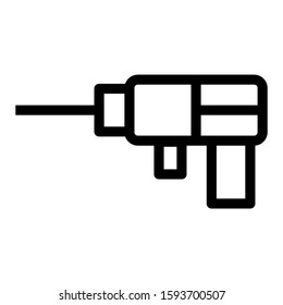 drill icon isolated sign symbol vector illustration - high quality black style vector icons
