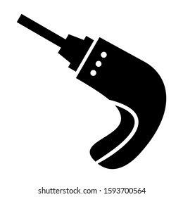 drill icon isolated sign symbol vector illustration - high quality black style vector icons
