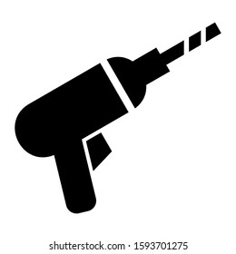 drill icon isolated sign symbol vector illustration - high quality black style vector icons
