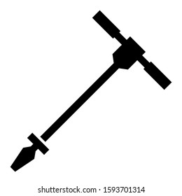 drill icon isolated sign symbol vector illustration - high quality black style vector icons
