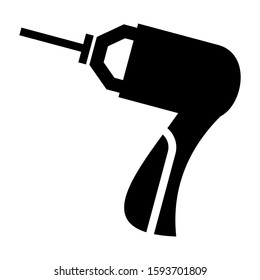 drill icon isolated sign symbol vector illustration - high quality black style vector icons

