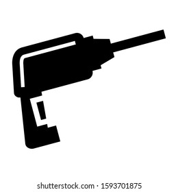 drill icon isolated sign symbol vector illustration - high quality black style vector icons
