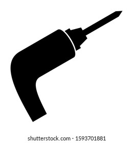drill icon isolated sign symbol vector illustration - high quality black style vector icons
