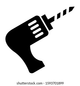 drill icon isolated sign symbol vector illustration - high quality black style vector icons
