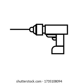 drill icon or logo isolated sign symbol vector illustration-high quality black style vector icons
