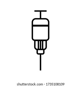 drill icon or logo isolated sign symbol vector illustration-high quality black style vector icons
