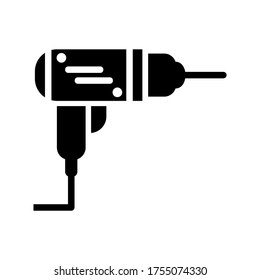 Drill  icon or logo isolated sign symbol vector illustration - high quality black style vector icons

