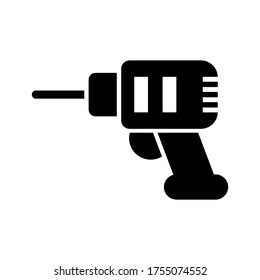 Drill  icon or logo isolated sign symbol vector illustration - high quality black style vector icons
