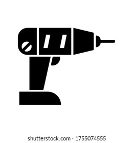 Drill  icon or logo isolated sign symbol vector illustration - high quality black style vector icons
