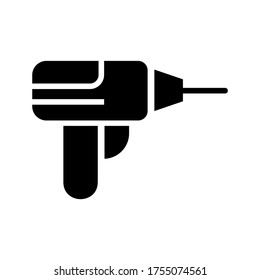 Drillsymbol oder Logo einzeln auf Zeichen, Vektorgrafik - hochwertige Vektorsymbole in schwarzem Stil
