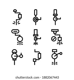 Icono de taladro o logotipo símbolo de signo aislado ilustración vectorial - Colección de iconos vectoriales de estilo negro de alta calidad
