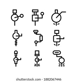 Drill icon or logo isolated sign symbol vector illustration - Collection of high quality black style vector icons
