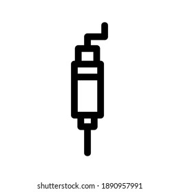 Drill icon or logo isolated sign symbol vector illustration - high quality black style vector icons
