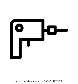 Drill icon or logo isolated sign symbol vector illustration - high quality black style vector icons
