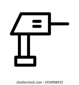 Drill icon or logo isolated sign symbol vector illustration - high quality black style vector icons
