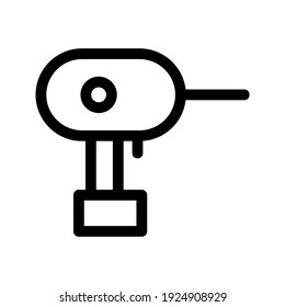 Drill icon or logo isolated sign symbol vector illustration - high quality black style vector icons
