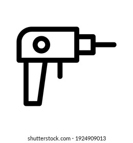 Drill icon or logo isolated sign symbol vector illustration - high quality black style vector icons
