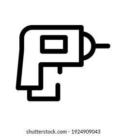 Drill icon or logo isolated sign symbol vector illustration - high quality black style vector icons
