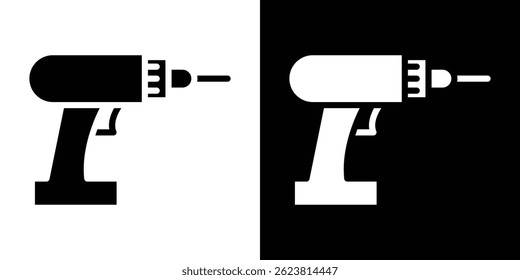 Drill icon for logo web mobile app UI design.