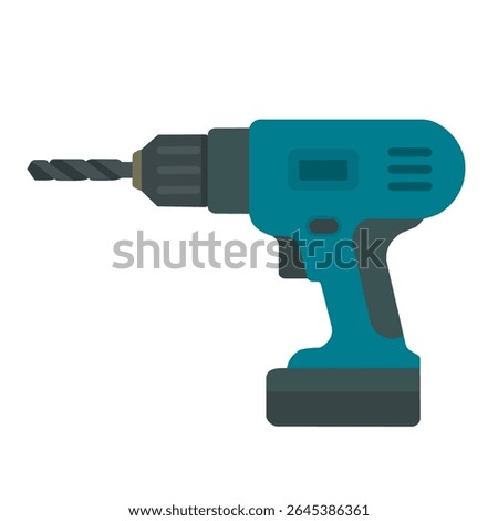 Drill icon. machine drill sign. hand drill icon design. tool and repair, screwdriver sign, Drilling machine. drilling machine isolated flat vector illustration.