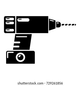 Drill icon. Simple illustration of drill vector icon for web