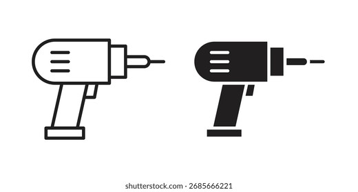 Drill icon simple vector symbol