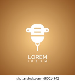 drill icon. tool sign