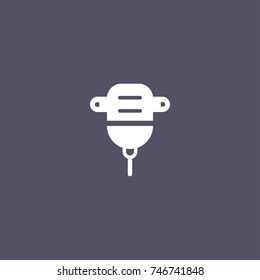 drill icon. tool sign