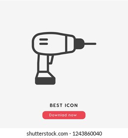 drill icon vector