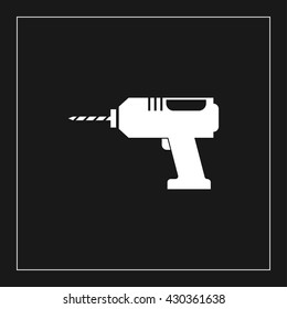 drill icon. drill vector illustration