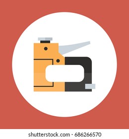 Drill Icon Working Hand Tool Equipment Concept Vector Illustration